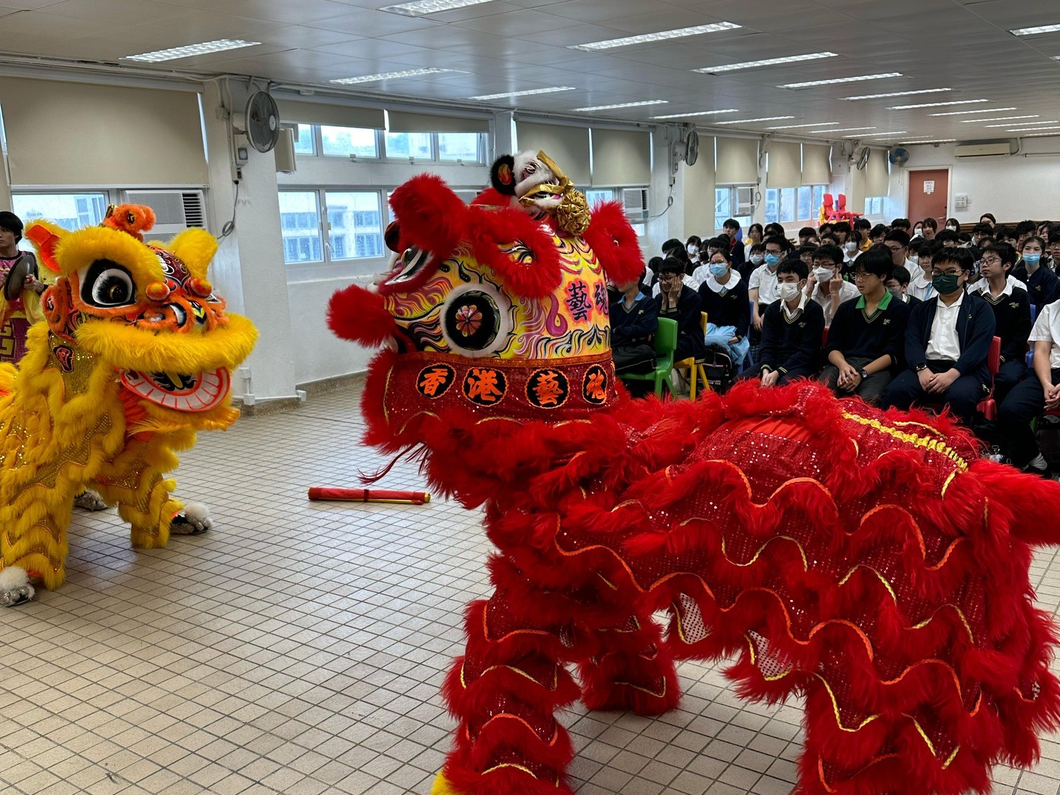 舞獅表演及收費|到校|校園集古村