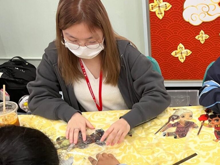 皮影戲到校-攤位
