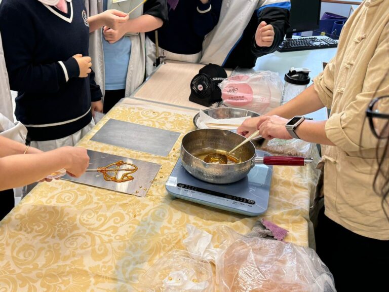 集古村糖畫攤位 工作坊