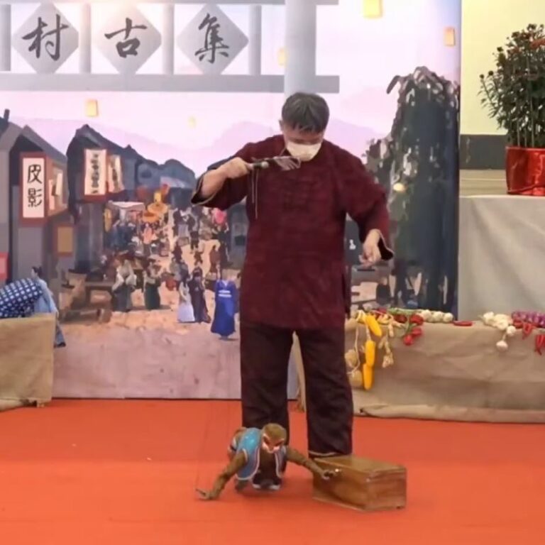 提線木偶戲到校表演