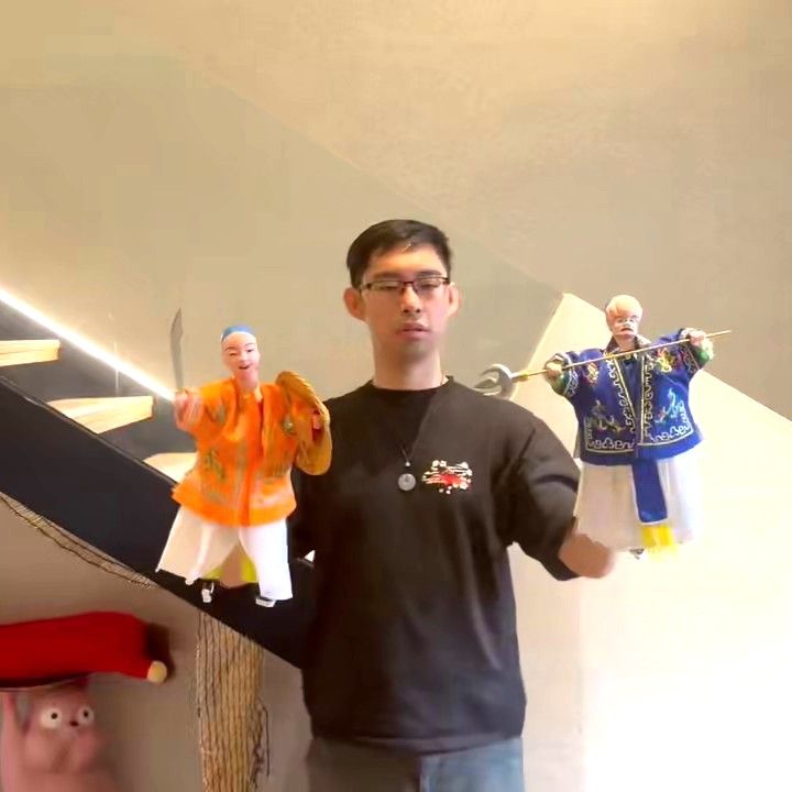 木偶表演-雙手對打