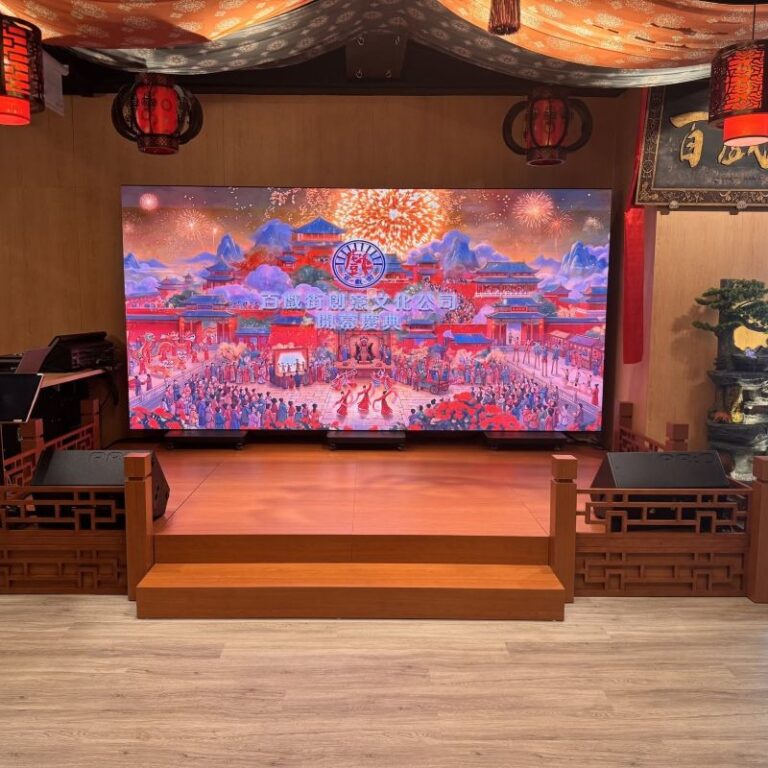 170吋高清LED顯示大屏輿舞台