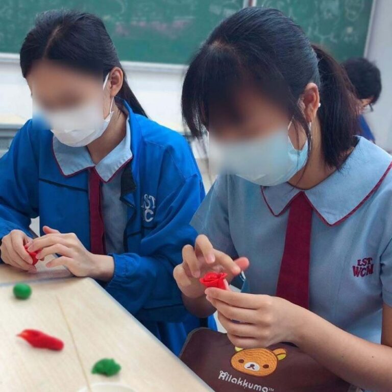 樂善堂王仲銘中學 麵粉公仔工作坊