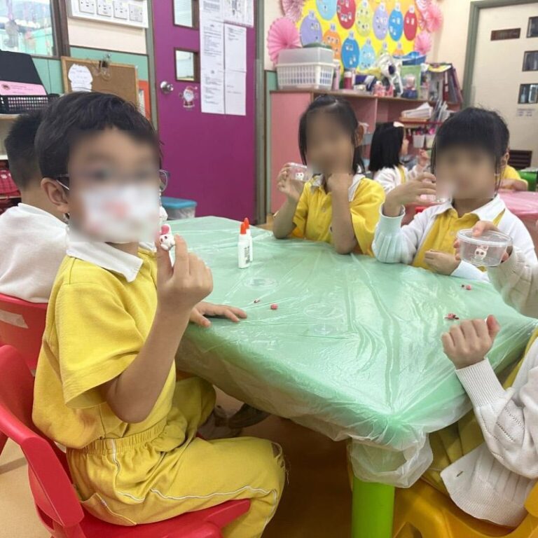 鄰舍輔導會元朗幼稚園 麵粉公仔工作坊