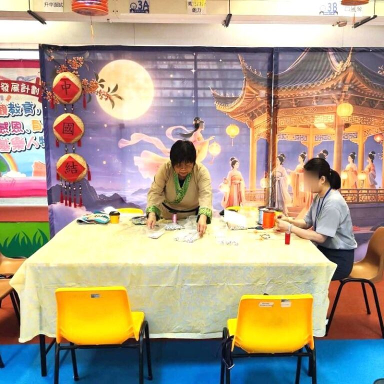 中秋中國結攤位