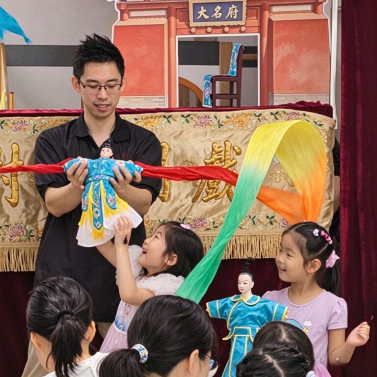 木偶戲互動