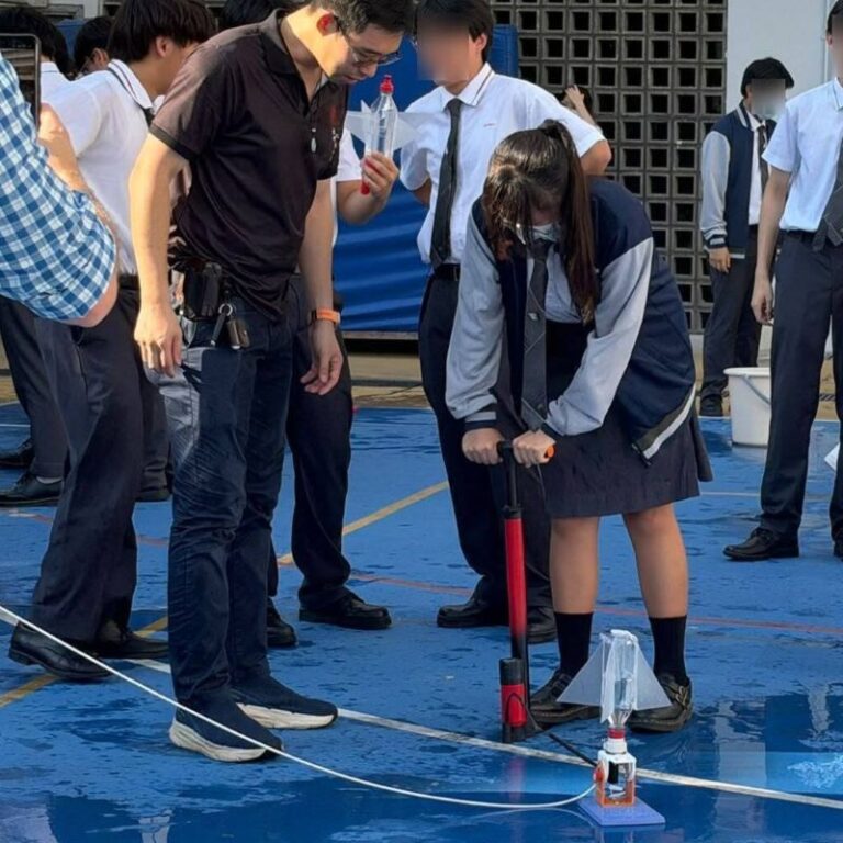 水火箭戶外試射